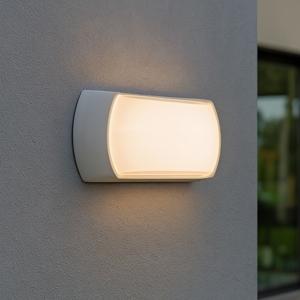 Gea luce nut applique da esterno bianco led 12w 4000k