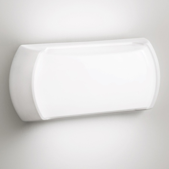 Gea luce nut applique da esterno bianco led 12w 4000k
