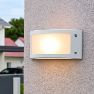 Applique da esterno led 12w 3000k bianca
