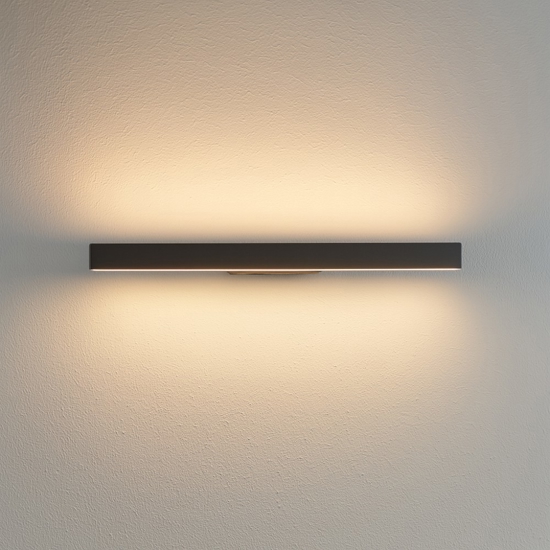 Ideal lux linea ap d104 applique da esterno antracite led 20w 3000k