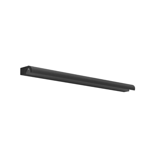 Halfpipe 2 applique per esterno linea light led 3000k nera 60cm
