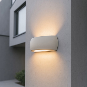 Alassio top light grigio applique esterno anti corrosione ip66