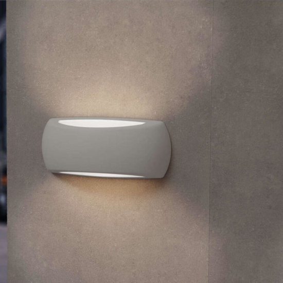 Alassio top light grigio applique esterno anti corrosione ip66