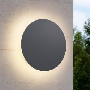 Applique per esterno gea luce ip65 antracite 30 cm led cct