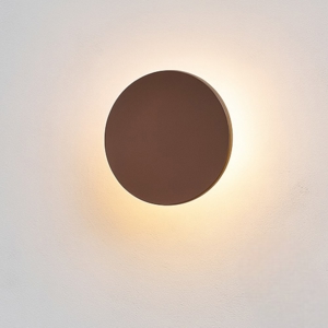 Gea luce applique da esterno ip65 marrone 30 cm led cct