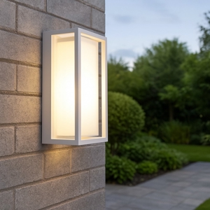 Gea luce applique da esterno ip65 bianco led cct