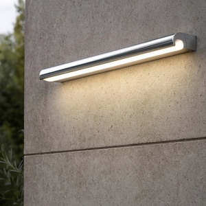 Applique da esterno linea light halfpipe 2 ip44 led 3000k 90cm