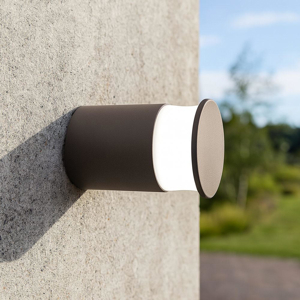 Applique per esterni led 9w 3000k cilindro marrone ip65