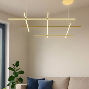 Maytoni radiance lampadario moderno colore oro led 3000k