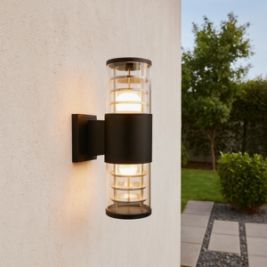 Maytoni bronx applique da esterno ip54 design moderno