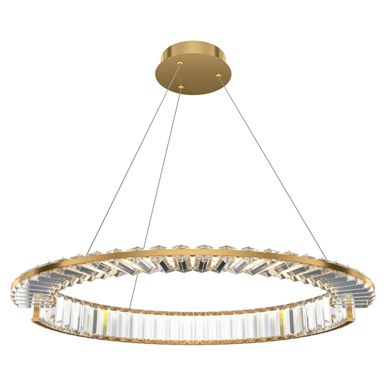 Maytoni krone lampadario per camera da letto effetto cristallo led 3000k