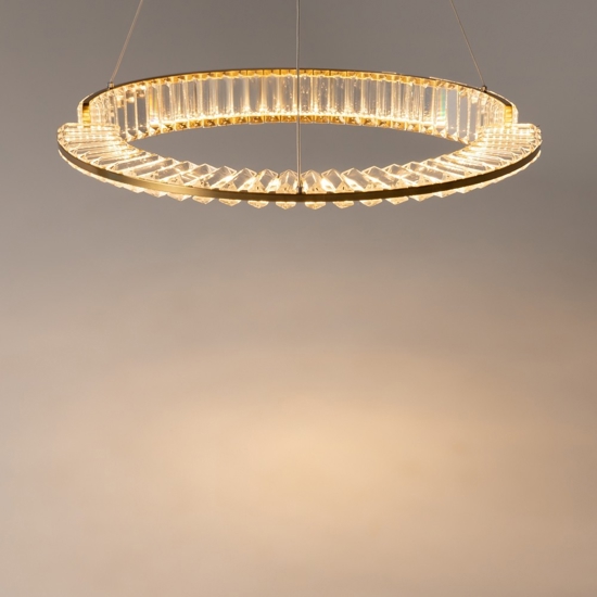 Maytoni krone lampadario per camera da letto effetto cristallo led 3000k