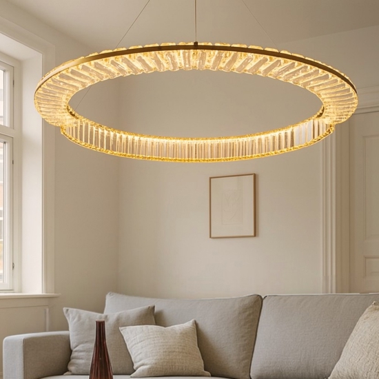 Maytoni krone lampadario moderno per soggiorno led 3000k