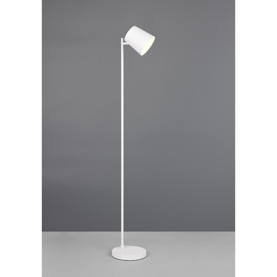 Piantana da terra bianca portatile led 4,5w ricaricabile usb dimmerabile