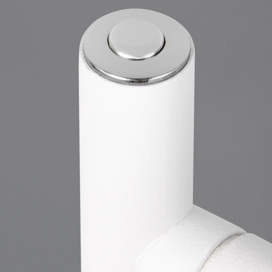 Piantana da terra bianca portatile led 4,5w ricaricabile usb dimmerabile