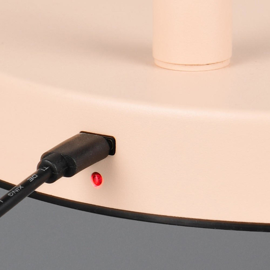Piantane da terra moderna portatile usb ricaricabile sabbia led 3000k