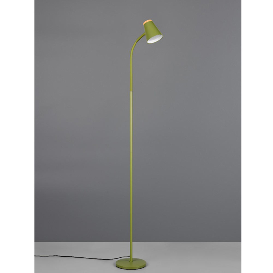Lampada piantana plastica verde led 4,5w 3000k per cameretta