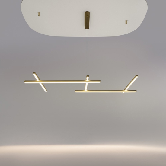 Maytoni radiance lampadario da cucina minimal led 3000k