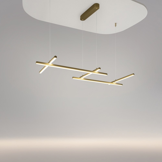 Maytoni radiance lampadario da cucina minimal led 3000k