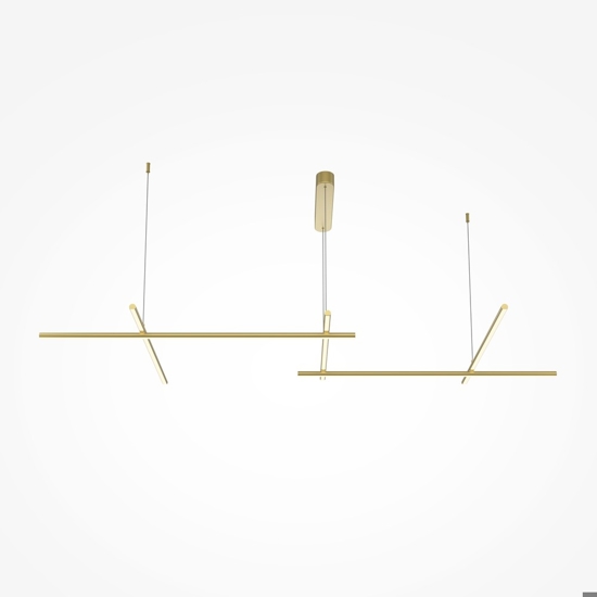 Maytoni radiance lampadario per cucina moderna led 3000k