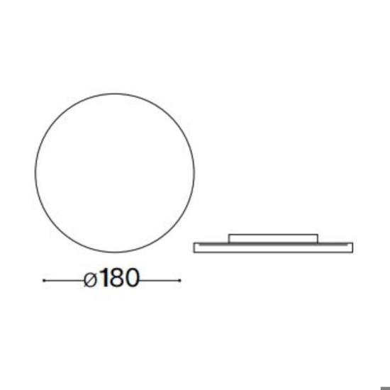 Ideal lux punto ap d18 applique da esterno ip54 led 3000k tonda antracite