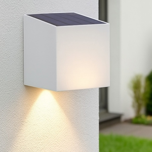 Life applique da esterno bianco solare crepuscolare movimento led 4000k 5w