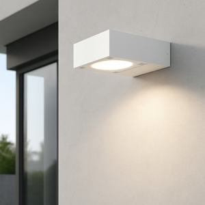 Sirio ap1 ideal lux applique da esterno bianca ip65