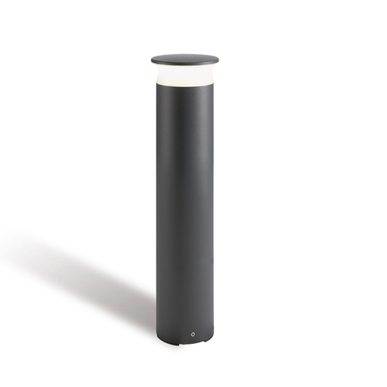 Lampione da giardino moderno grafite led 9w 3000k 40cm ip65