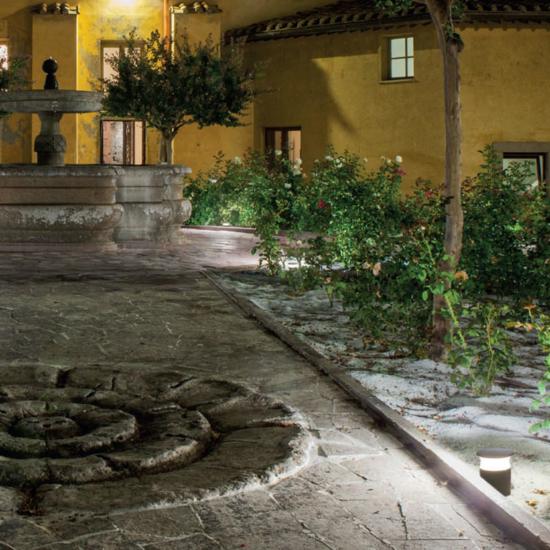 Applique per esterno balcone moderna grafite led 9w 4000k ip65