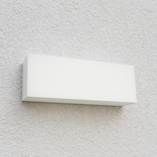 Applique per esterno bianco acrilico led 12w 3000k 4000k 6000k