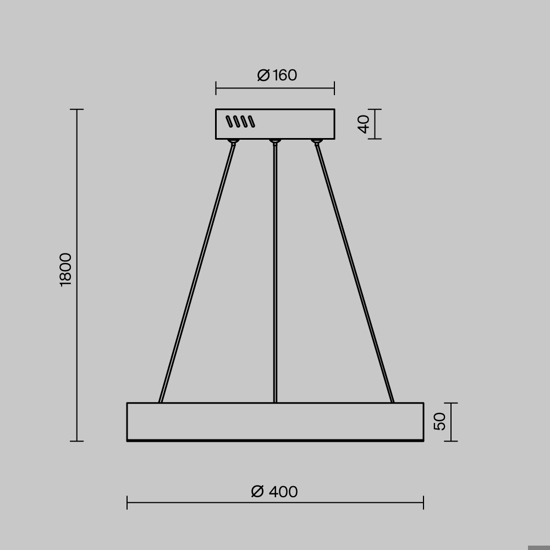 Maytoni saturno lampadario per cucina tondo led 3500k