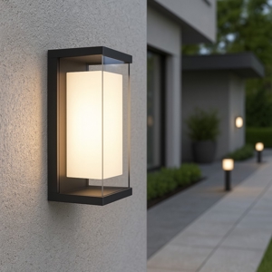 Maytoni baker street applique da esterno led 3000k ip65 rettangolare