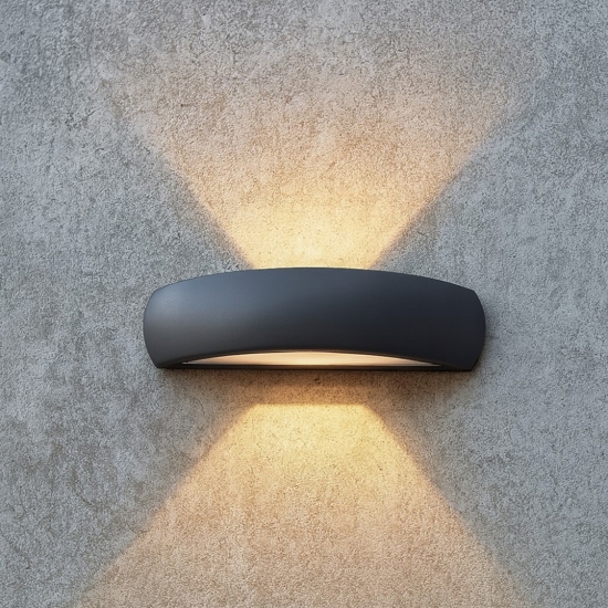 Giove ap1 applique per esterno ip54 antracite ideal lux