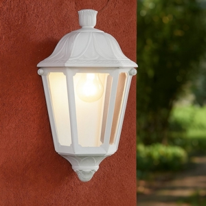 Dafne ap1 small applique lanterna classica per esterno bianca ip55 ideal lux