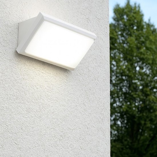 Applique da esterno moderno led 12w 3000k bianca isyluce