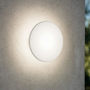 Applique da esterno punto ap d18 ideal lux bianco led 9w 3000k