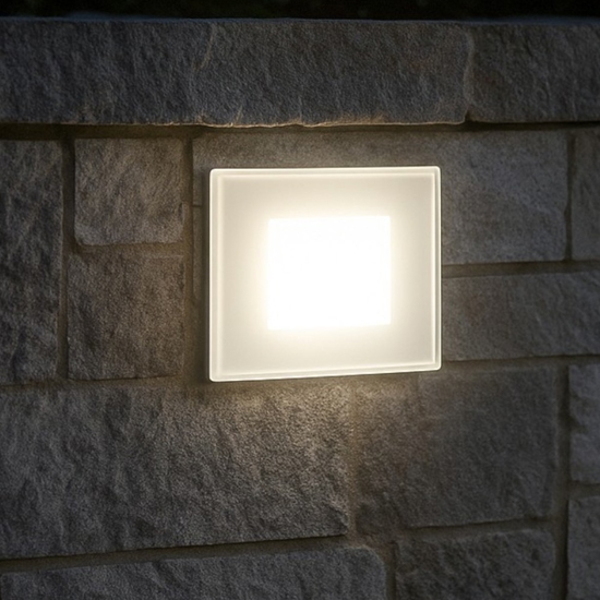 Life segnapasso da incasso di vetro led 3000k 4000k 5000k ip65