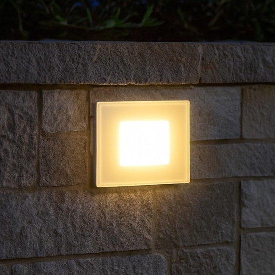 Life segnapasso da incasso di vetro led 3000k 4000k 5000k ip65
