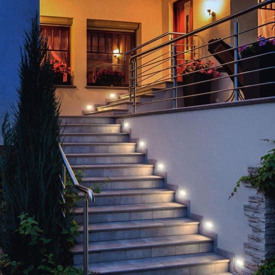 Life segnapasso da incasso di vetro led 3000k 4000k 5000k ip65