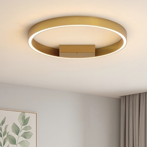 Maytoni rim plafoniera moderna circolare colore oro led 3000k
