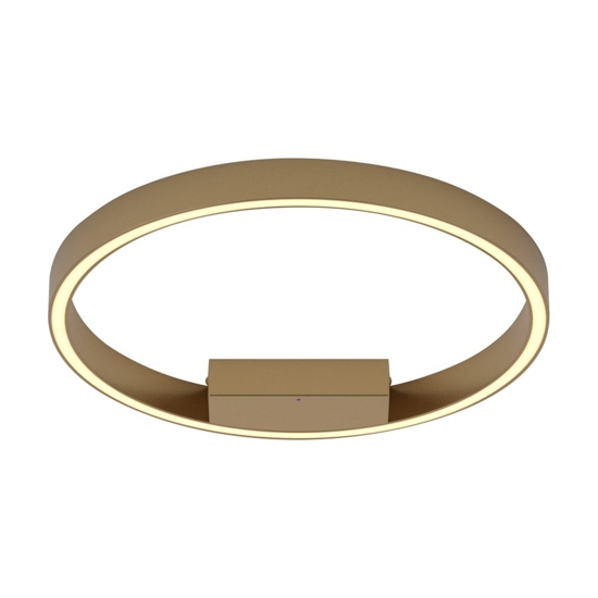 Maytoni rim plafoniera moderna circolare colore oro led 3000k