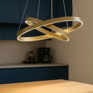 Maytoni rim lampadario per cucina moderna orientabile led 3000k