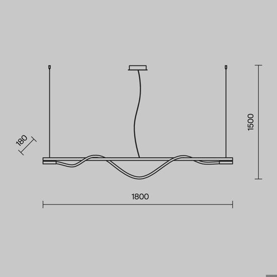Maytoni tau lampadario da cucina design originale led 3000k