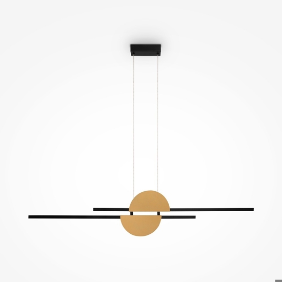 Maytoni skyline lampadario per tavolo cucina moderna led 4000k