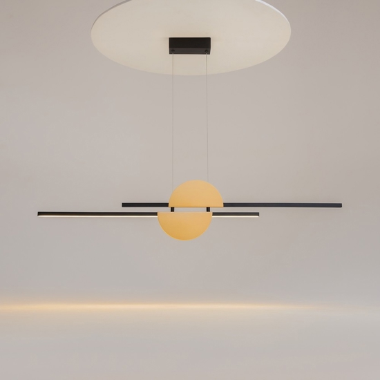 Maytoni skyline lampadario per tavolo cucina moderna led 4000k