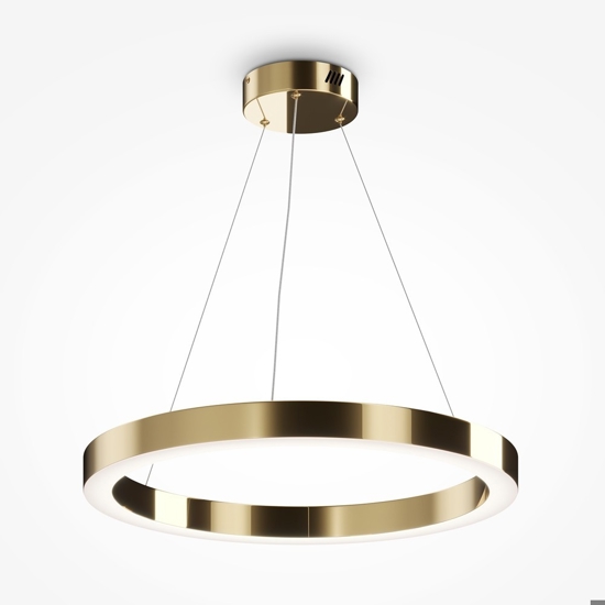 Maytoni saturno lampadario moderno circolare per salotto led 3500k