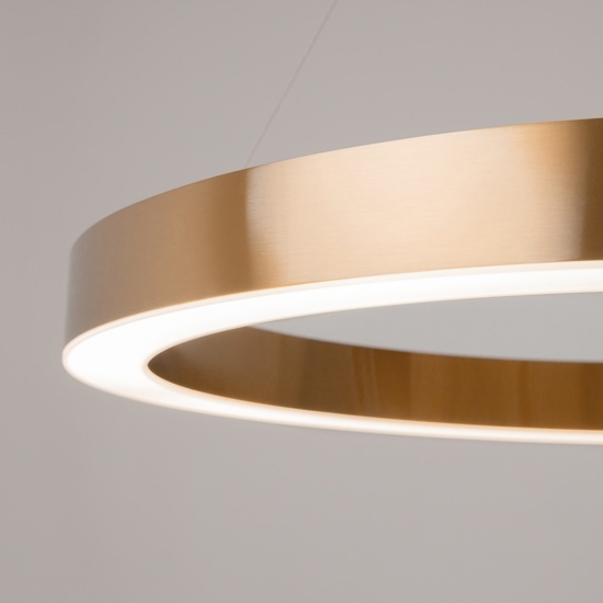 Maytoni saturno lampadario moderno circolare per salotto led 3500k