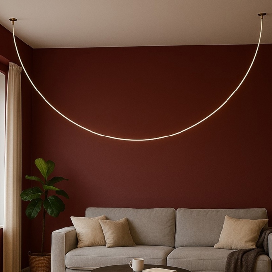 Maytoni tau lampadario moderno per soggiorno minimal led 3000k