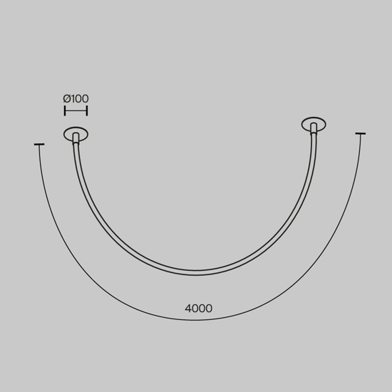 Maytoni tau lampadario moderno per soggiorno minimal led 3000k