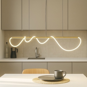 Maytoni tau lampadario da cucina con tubo led 3000k